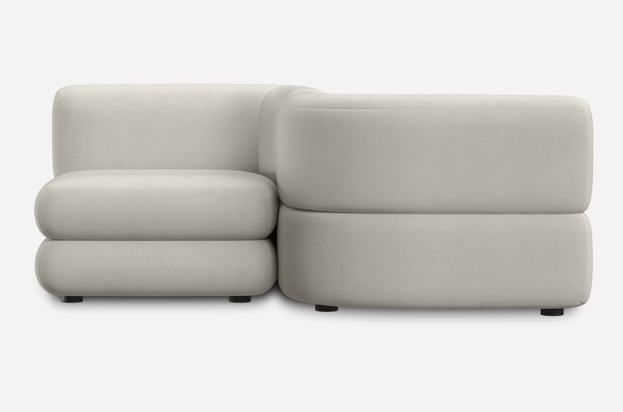 

Модульный диван Divan Brera-2 Velour Smoke 242255 (серый)