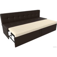 Диван Лига диванов Техас 340 (экокожа коричневый)