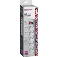 Сетевой фильтр Defender ILS 353 (3 м)