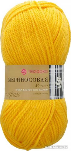 Пехорка Мериносовая 100 г 200 м №012 (желток)