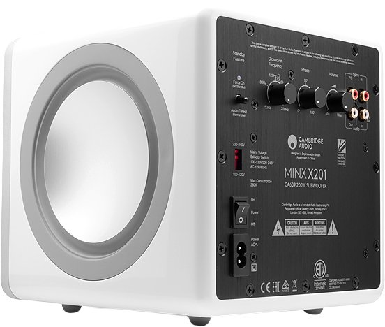 

Проводной сабвуфер Cambridge Audio Minx X201 (белый)