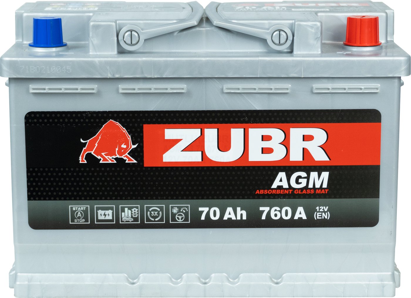

Автомобильный аккумулятор Zubr AGM R+ Турция (70 А·ч)