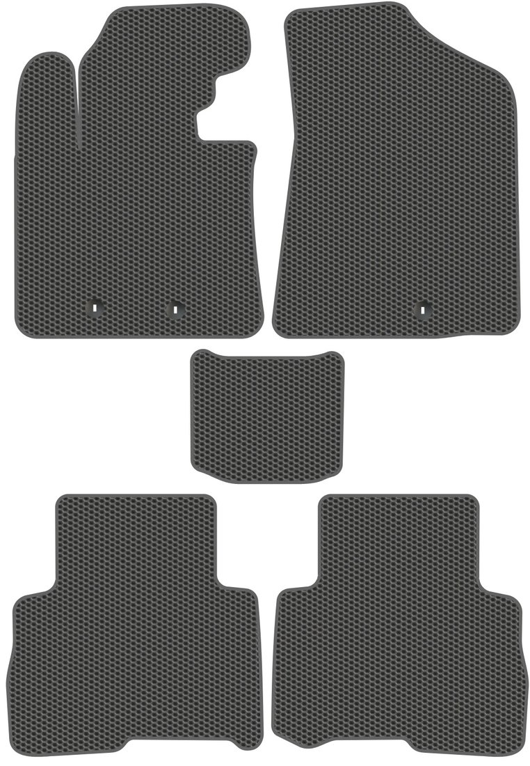 

Комплект ковриков для авто Alicosta Kia Sorento II (suv / XM) 2012 - 2021 (серый)