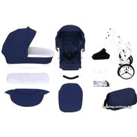 Универсальная коляска BEBETTO Magnum (2 в 1, 208, белая рама)