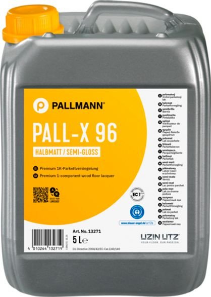 Лак Pallmann Pall-x 96 на водной основе 5л (полумат)