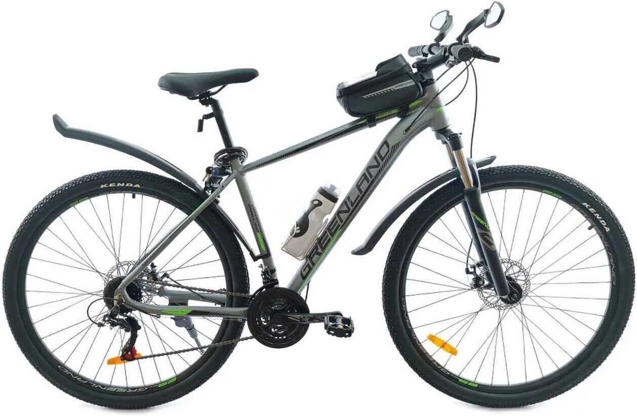 Велосипед Greenland Oasis 2.0 29 р.21 2026 (серый/зеленый)