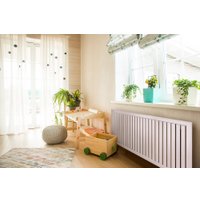 Декоративный экран Стильный дом Реечный 120х60см (ясень светлый)