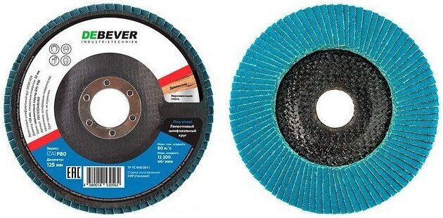 

Шлифовальный круг Debever 125х22мм Р60
