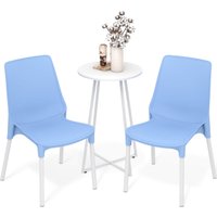 Журнальный столик Sheffilton SHT-T109 (белый муар)