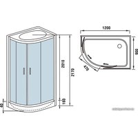 Душевая кабина WeltWasser WW500 Werra 1202 R