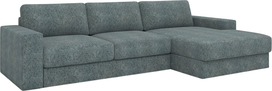 

Угловой диван Rivalli Дискавери с оттоманкой правая (Elle blue)