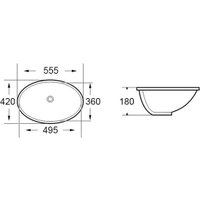 Умывальник Roxen Sopra 570140