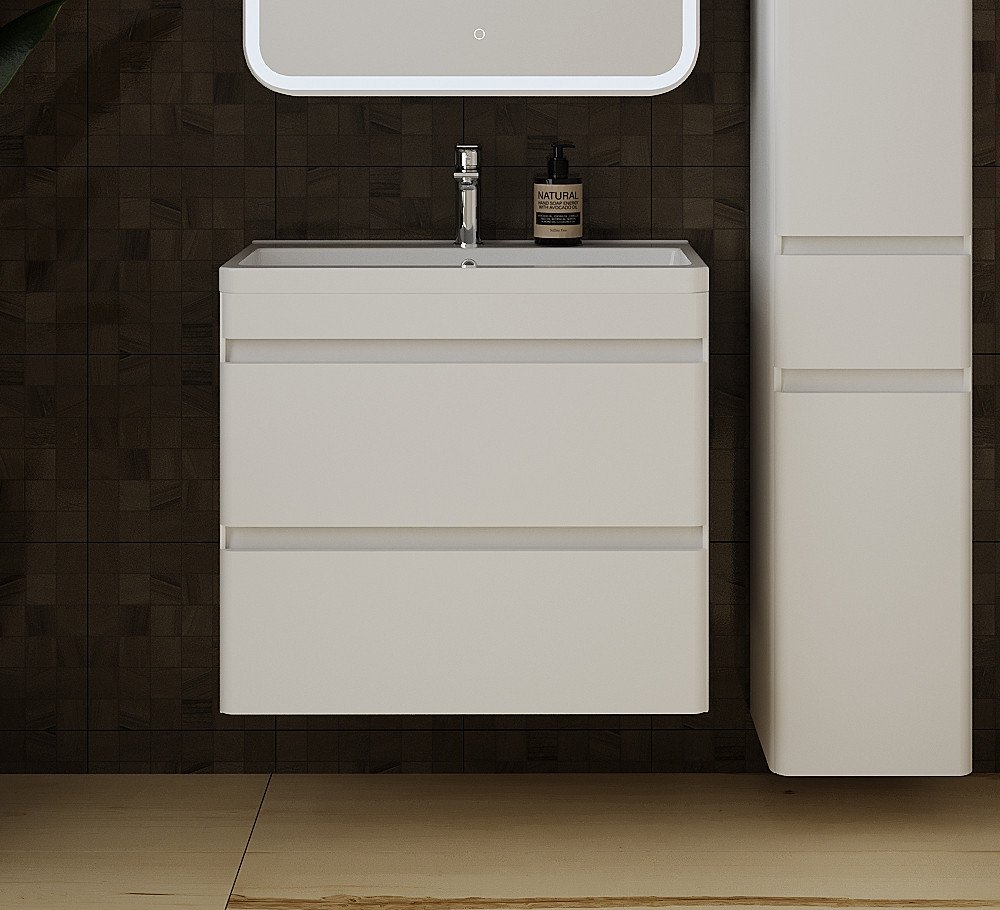 

Symbolite Тумба под умывальник Атлантика 70 Люкс Plus (подвесная, белый)