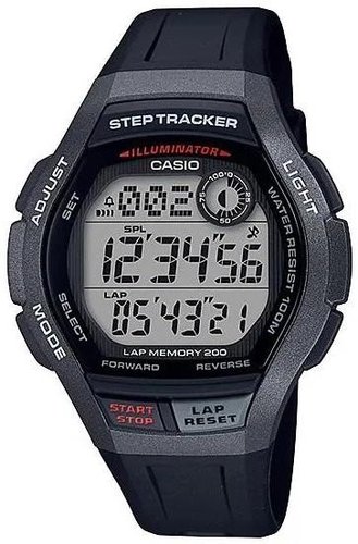 Наручные часы Casio Step Tracker WS-2000H-1A
