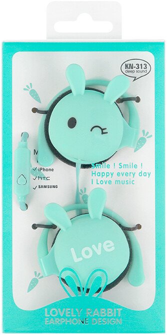 

Наушники Darvish Зайки DV-H-1415-4 (мятный)