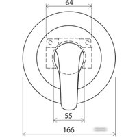 Смеситель Ravak Rosa RS 062.01 [X070015]