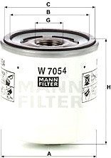 Масляный фильтр MANN-filter W7054