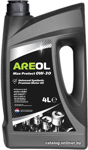 Моторное масло Areol Max Protect 0W-30 4л