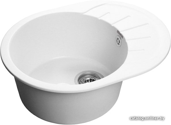 Кухонная мойка GranFest Rondo GF-R580L (иней)
