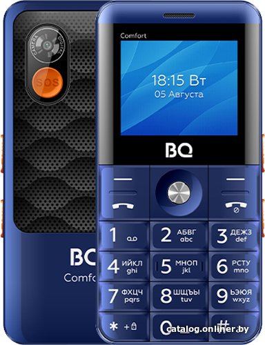 

Кнопочный телефон BQ BQ-2006 Comfort (синий)
