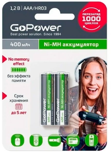 

Аккумулятор GoPower 00-00018319