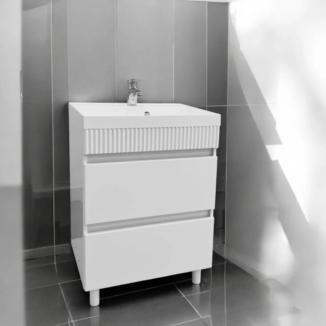 

Garda Тумба под умывальник Tramonta 84_600 08.84.600.PVC (белый глянец)