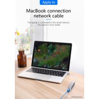 USB-хаб USBTOP USB Type-C - 3xUSB Type-A/RJ-45 556375