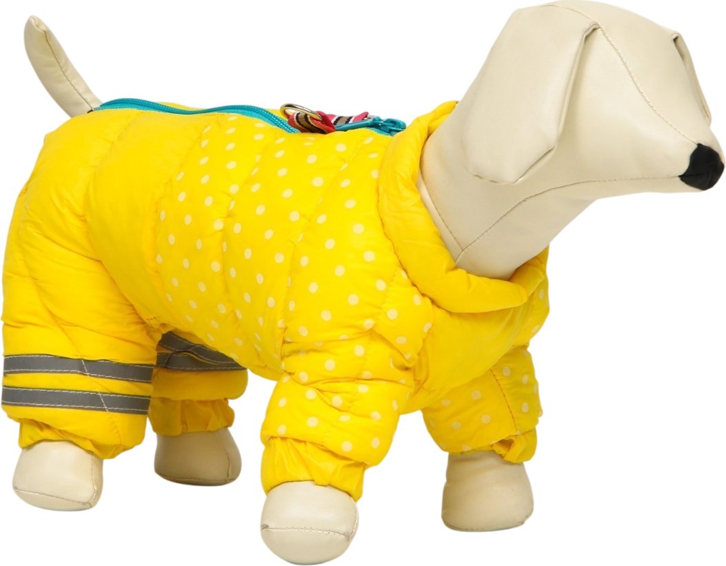 

Комбинезон для животных Пижон Горошек 6968577 (р.20, желтый)