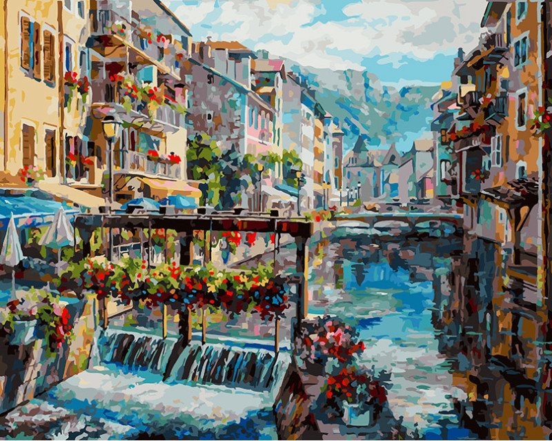 

Картина по номерам Белоснежка Франция. Плотина на реке Тиу 462-ART