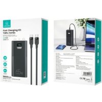 Внешний аккумулятор Usams CD185 PB68 30000mAh (черный)