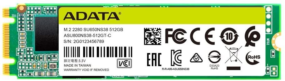 

SSD ADATA Ultimate SU650 512GB ASU650NS38-512GT-C