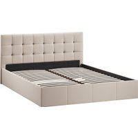 Кровать Трия Эмма с ПМ 160x200 (велюр Confetti Cream)