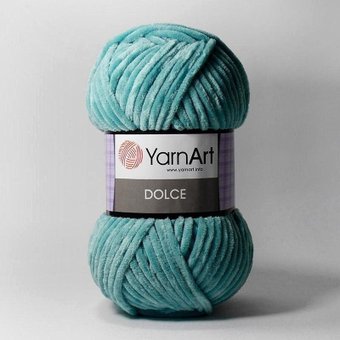 Yarnart Dolce 100% микрополиэстер 770 100 г (120 м, светлая бирюза)
