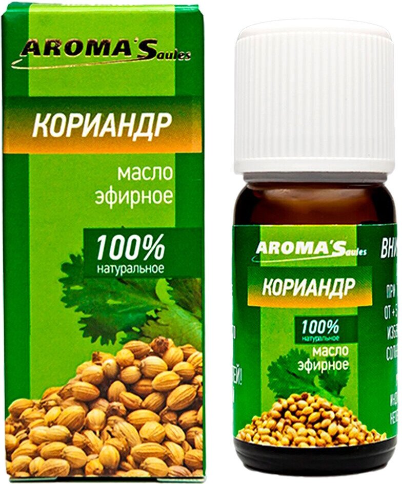 

Aroma Saules Эфирное масло Кориандр 10 мл