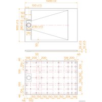 Душевой поддон RGW TUS-W 90x140 в Гомеле