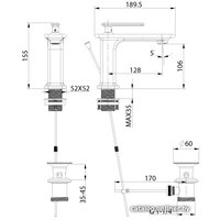 Смеситель Lemark Mista LM6406WG