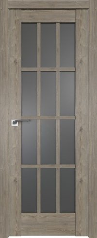 ProfilDoors 102XN L 90x200 (каштан темный, стекло графит)