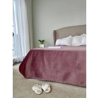 Покрывало Belezza Dubai 220x240 (пыльно-розовый)