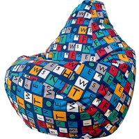 Кресло-мешок Flagman Груша Макси Г2.1-104 (бежевый темный/сиреневый)