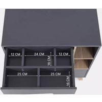 Детский комод Rant Lago Pro 800/4 (moon grey)