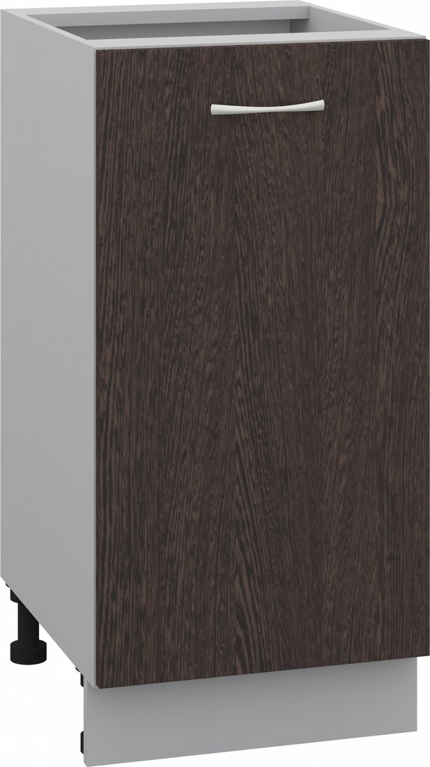 Шкаф напольный Кортекс-мебель Корнелия Лира НШ40р без столешницы (венге)