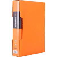 Папка для бумаг Deli Rio 5036 с файлами (оранжевый)