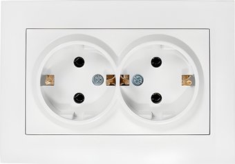 Розетка Elbi Vega 510-016230-907 (матовый белый)