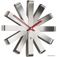 Настенные часы Umbra Ribbon (серебристый)