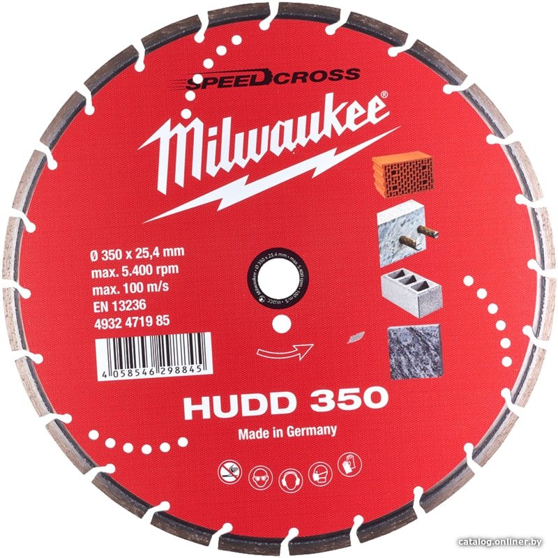 Отрезной диск алмазный  Milwaukee 4932471985
