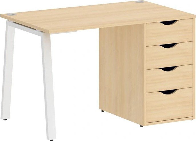 

Стол Riva Home Office VR.SP-3-118.4.A White (акация лорка)