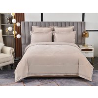 Семейный комплект постельного белья Sofi De MarkO Энрике 7Е Кт-7Е-Эн7м (кремовый)