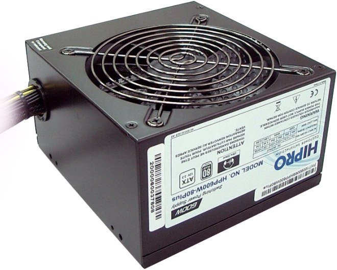 

Блок питания Hipro 600W (HPP600W-80Plus)