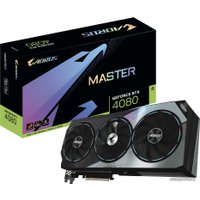 Видеокарта Gigabyte Aorus GeForce RTX 4080 16GB Master GV-N4080AORUS M-16GD