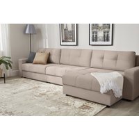 Угловой диван Mio Tesoro Манчестер 292 1.5ек-1.5ек-1.5пф (1101 бежевый)